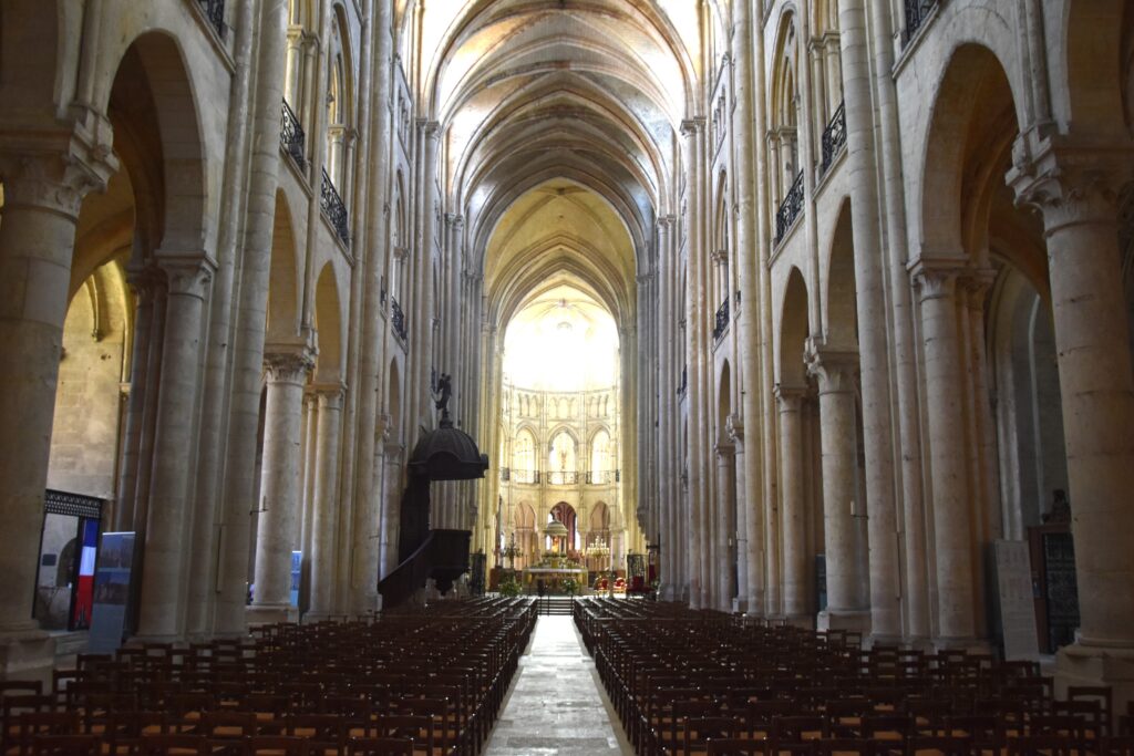 Cathedral of Noyon from the inside